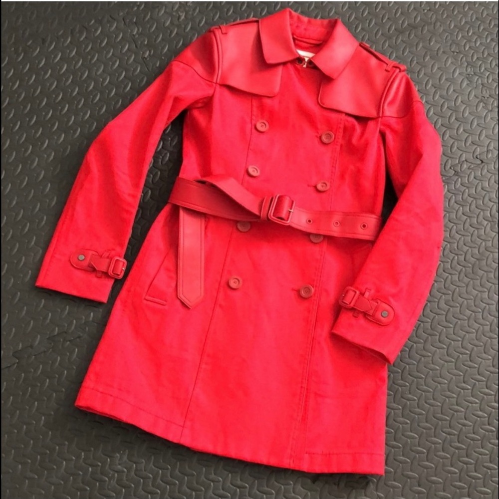 Gorgeous Hunter red rain jacket